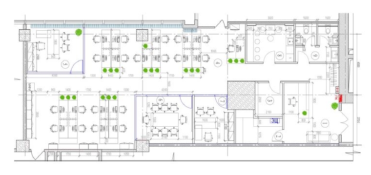 06 этаж - 208 м<sup>2</sup>